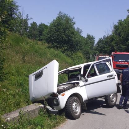 Accident Săcuieu/ Foto: ISU Cluj