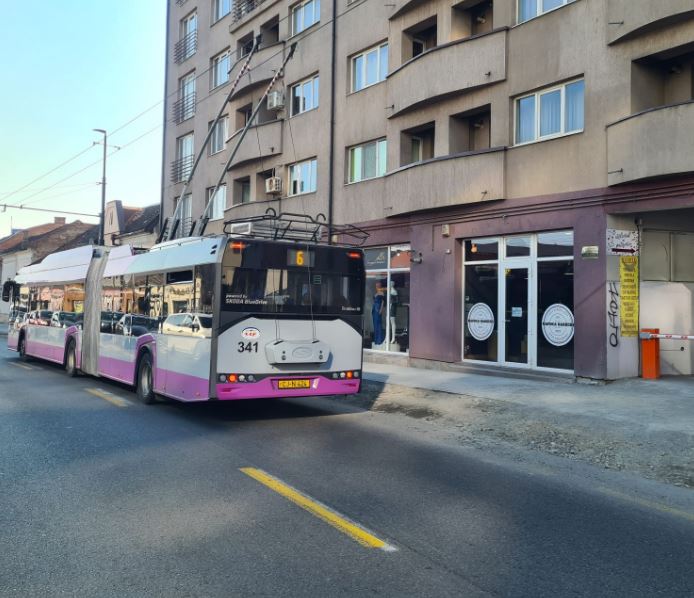 O stație de autobuz va fi relocată temporar/Foto: Compania de Transport Public Cluj-Napoca Facebook.com