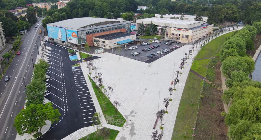 Platoul de la Sala Sporturilor, aproape finalizat / Foto: captură ecran YouTube - Legat de Cluj