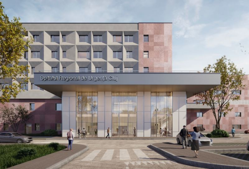 Proiectul viitorului Spital Regional din Florești va genera mii de locuri de muncă/Foto: Machetă 3D SRU Cluj Bogdan Pivariu Facebook.com