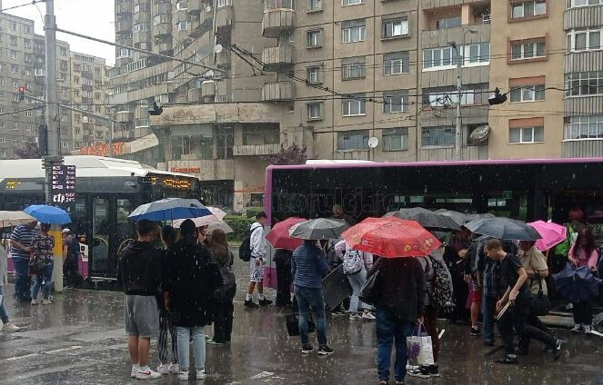 Ploi în Cluj-Napoca/ Foto: monitorulcj.ro