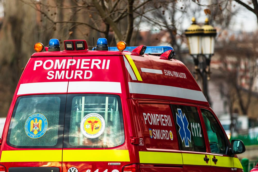 Ambulanță SMURD, chemată de urgență/ Foto: depositphotos.com