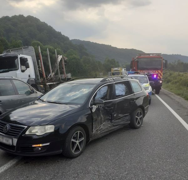 Accident pe Valea Drăganului/ Foto: ISU Cluj