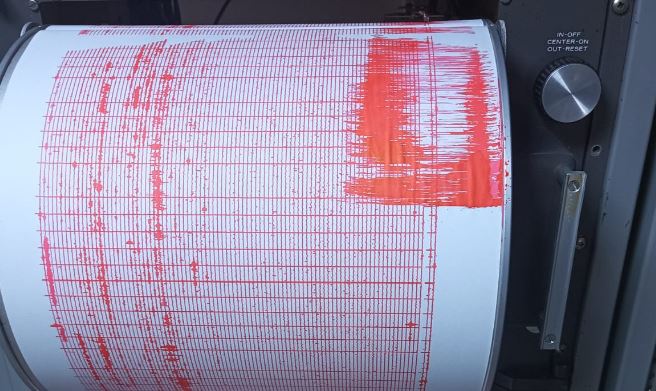 Seism cu magnitudinea 4,2, marți seară, în Gorj/Foto: Institutul Național de Cercetare-Dezvoltare pentru Fizica Pământului Facebook.com