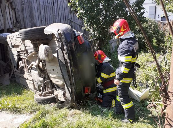 Accident în Negreni/ Foto: ISU Cluj