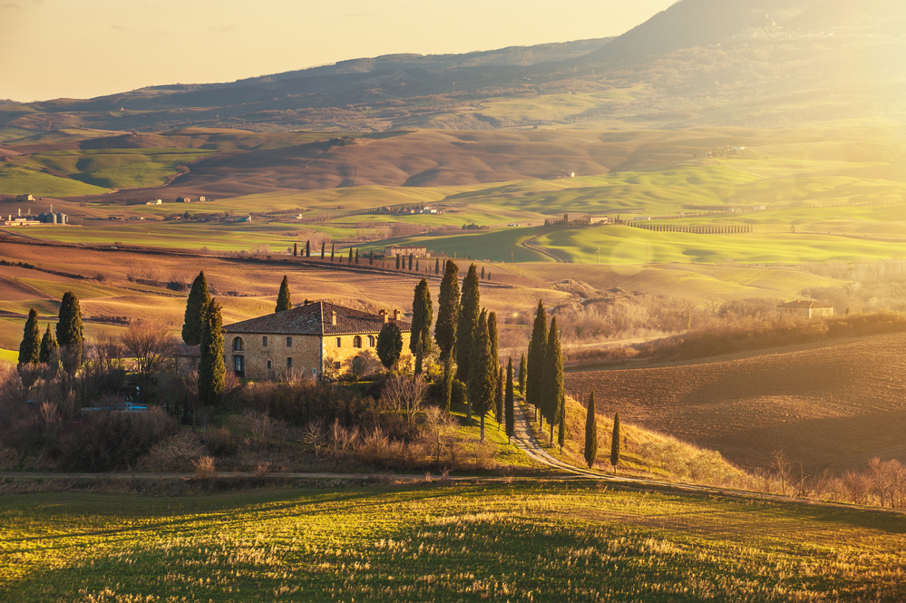 Panoramă din Toscana. Foto: Depositphotos.com