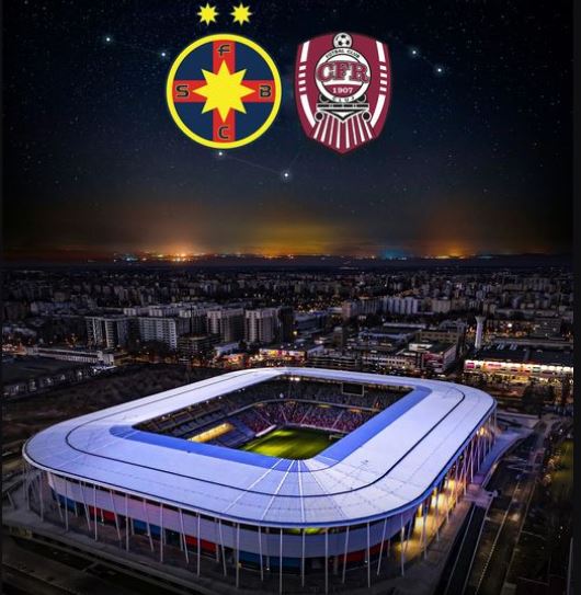 FCSB va juca meciul cu CFR Cluj pe stadionul Steaua (Ghencea)/Foto: FCSB Facebook.com