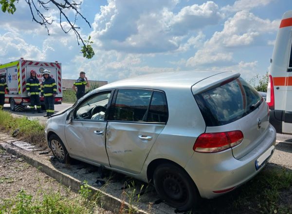Accident în localitatea Fundătura, Cluj, 17.08.2023/ Foto: ISU Cluj