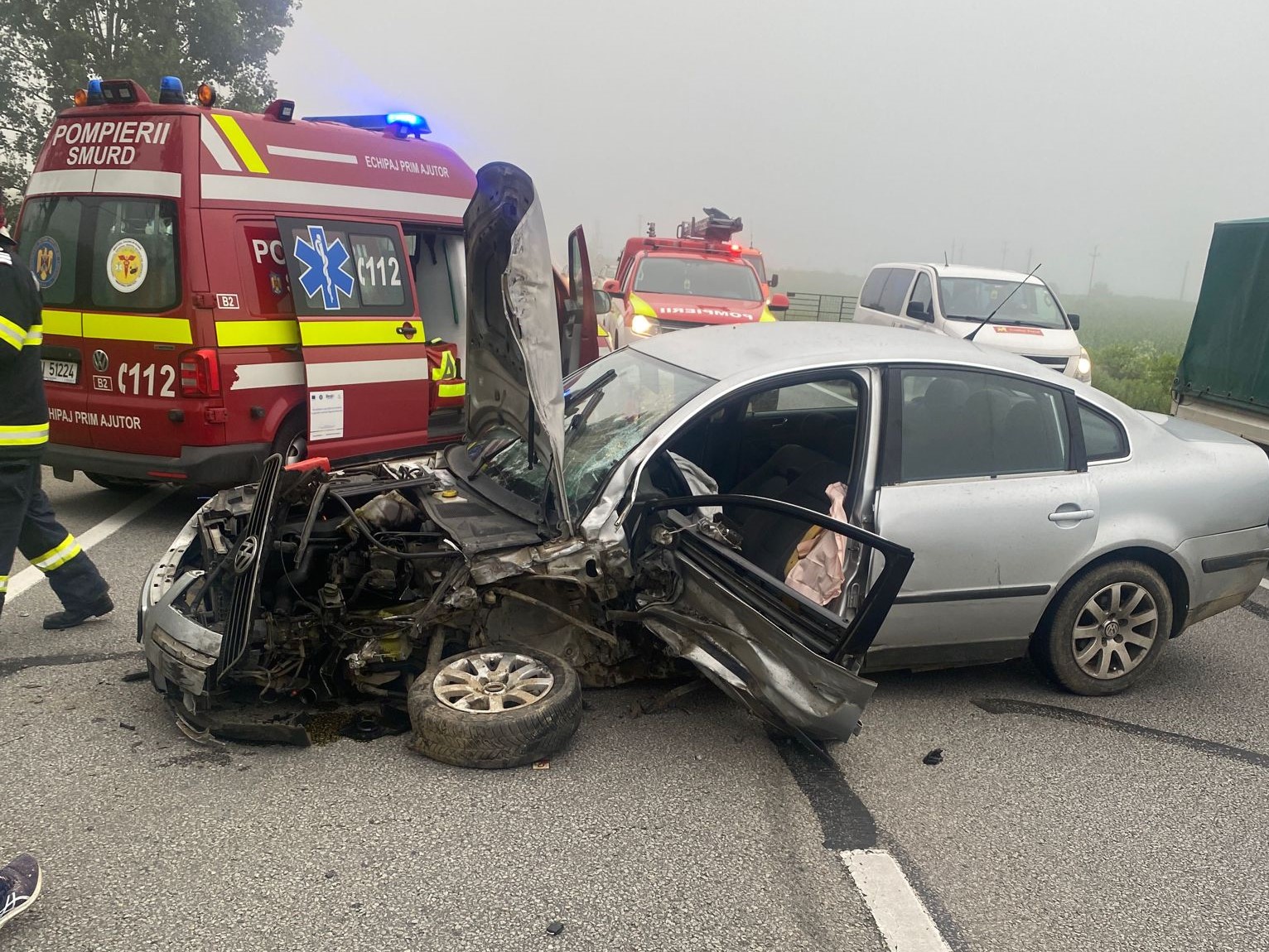 Clujul se numără printre județele din România cu cele mai multe accidente pe drumuri. FOTO: Arhivă ISU Cluj