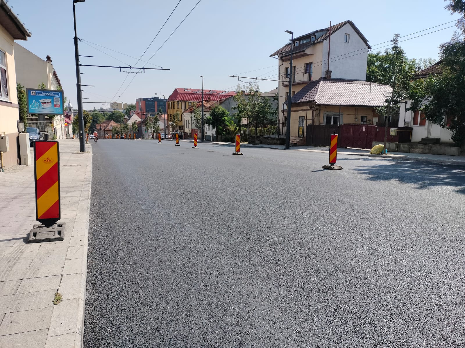 „Ultimele retușuri” pe Calea Moților-Mănăștur. FOTO: monitorulcj.ro