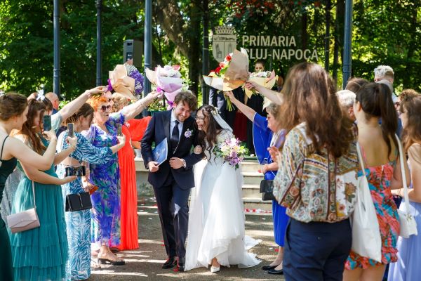 66 de căsătorii au fost oficiate în weekend la Cluj-Napoca/ Foto: Emil Boc - Facebook