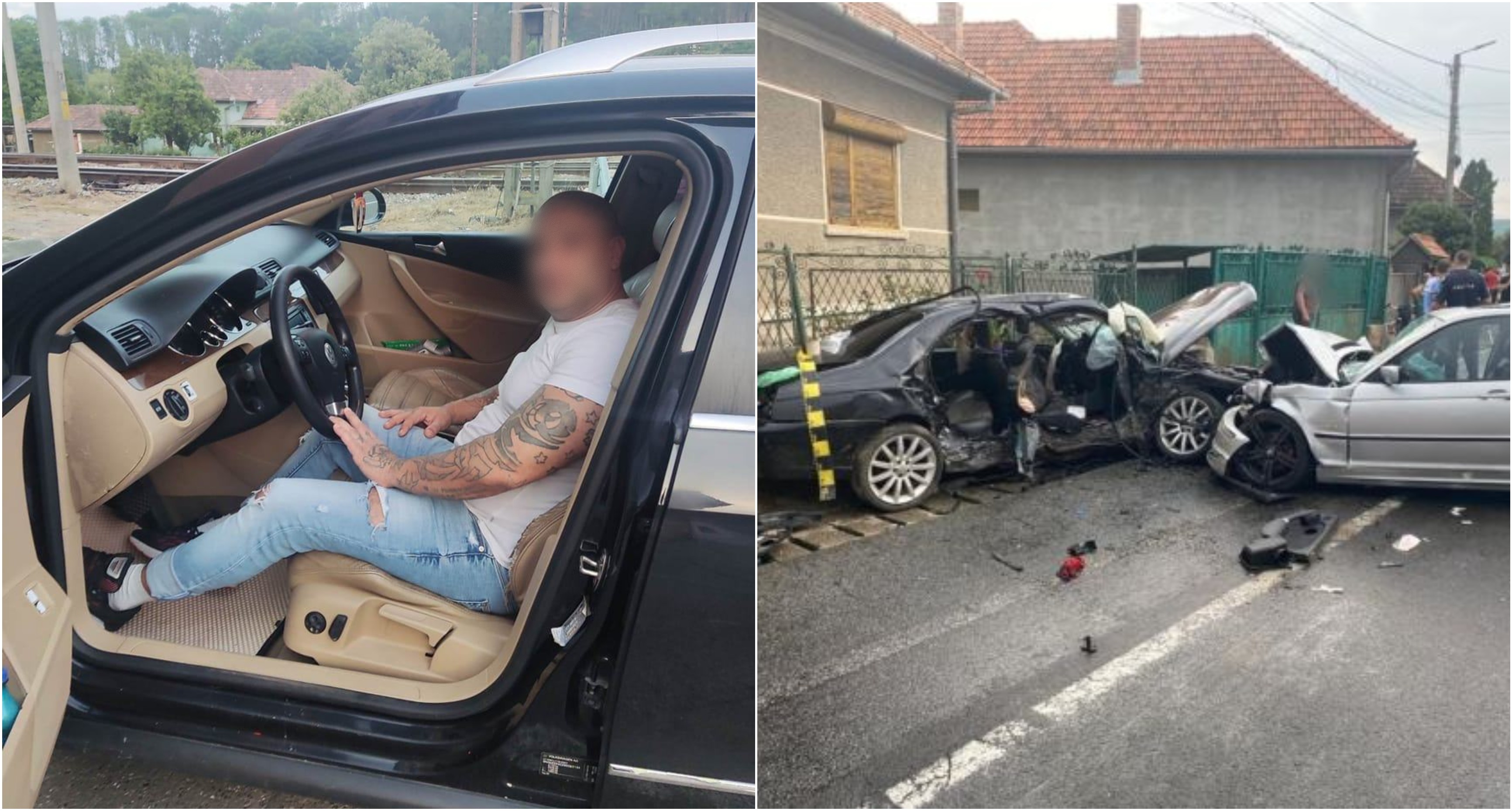 Șoferul care a provocat accidentul mortal din Căpușu Mare a mai fost condamnat pentru că a condus de 11 ori fără permis / Foto 1: Facebook, Foto 2: ISU Cluj