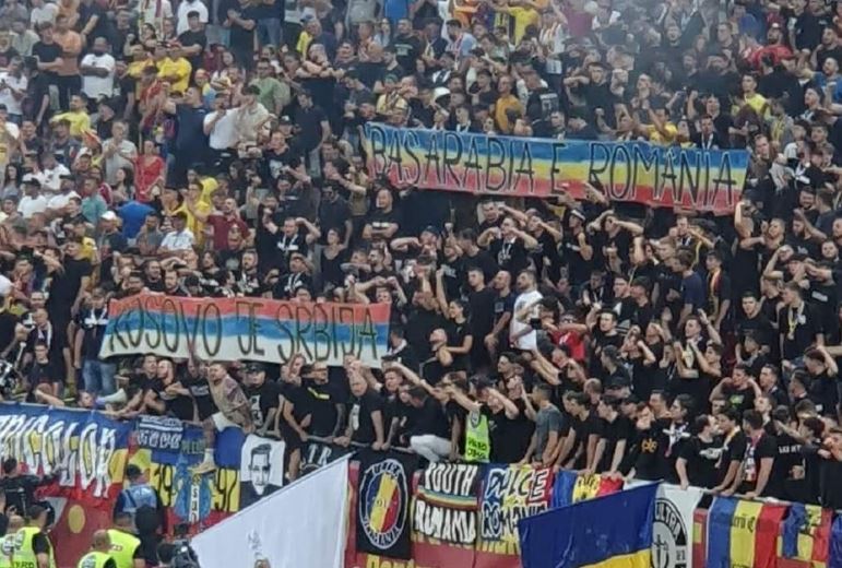 România riscă sancțiuni drastice din partea UEFa, după meciul cu Kosovo/Foto: Revista Ultra Facebook.com