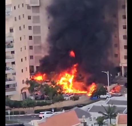 Foto: Israel sub atac masiv de rachete/Foto: World Today Facebook.com