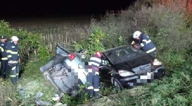 Accident rutier mortal în Satu Mare/Foto: ISU Satu Mare