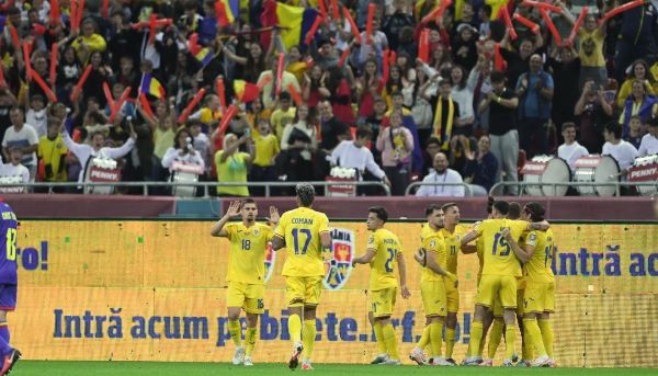 Naţionala de fotbal a României a devenit liderul Grupei I a preliminariilor EURO 2024 după ce a învins Andorra cu scorul de 4-0 (3-0), duminică seara, pe Arena Naţională din Bucureşti/ Foto: Echipa națională de fotbal a României - Facebook