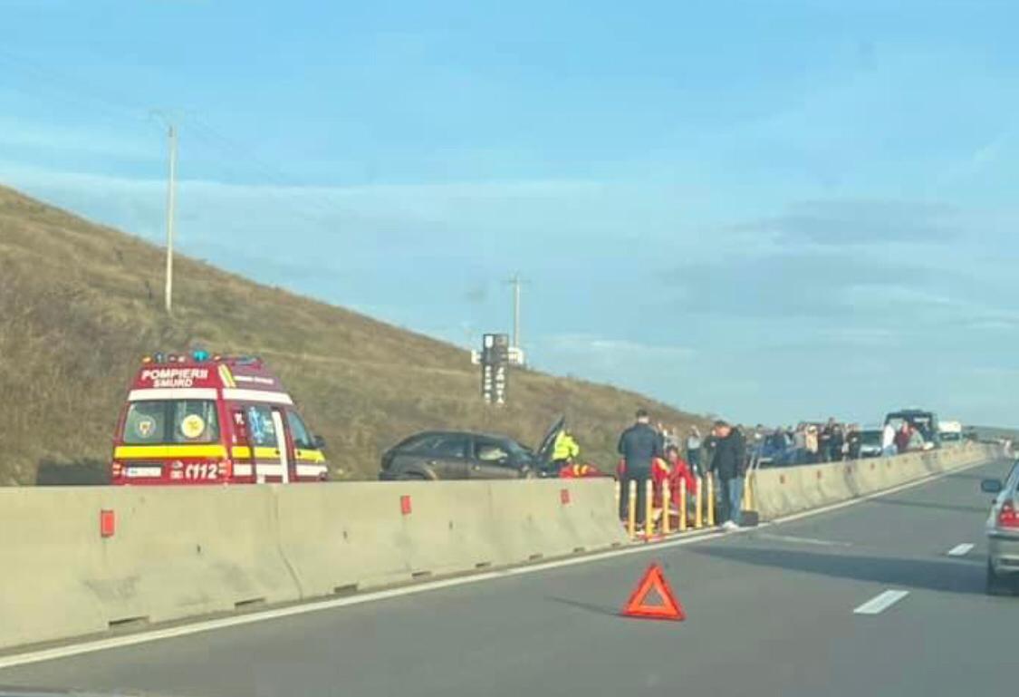 Un accident a avut loc între Cluj-Napoca și Turda / Foto: Info TRAFIC jud. Cluj - Facebook
