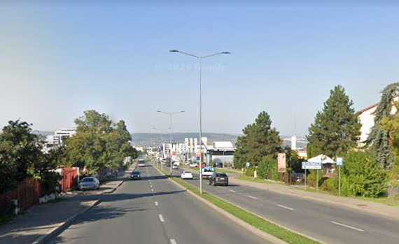 Un bărbat care a furat o mașină din Turda, prins pe Calea Turzii din Cluj-Napoca / Foto: Google Maps