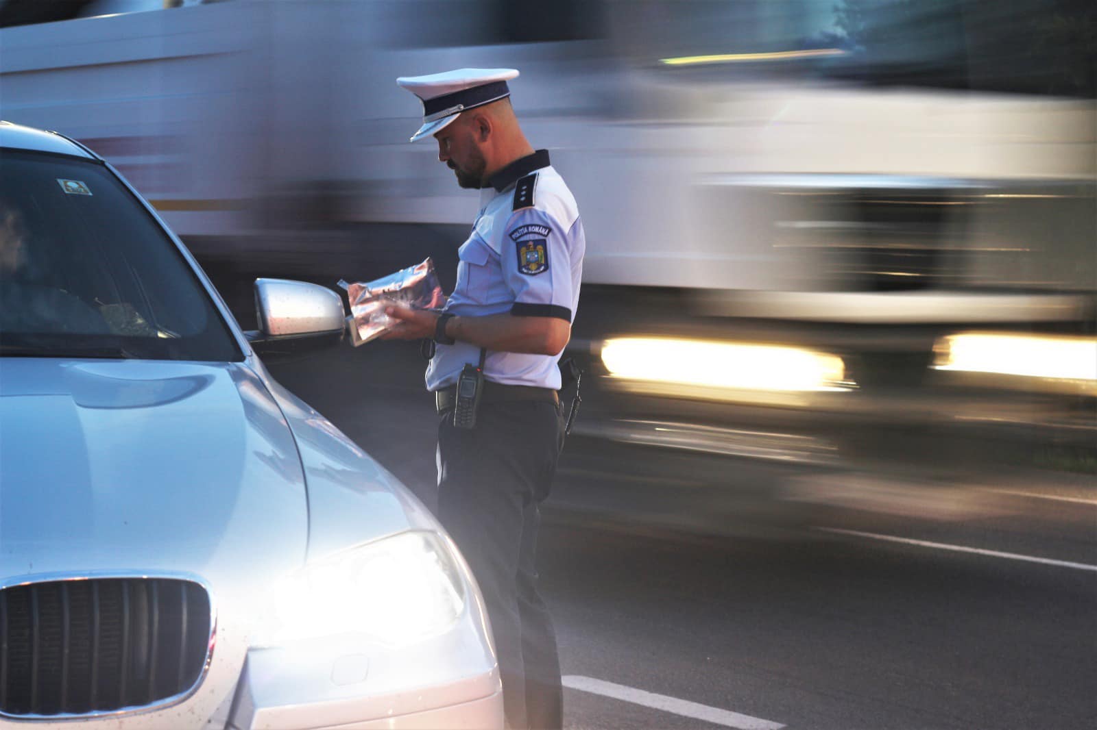 Controale ale polițiștilor rutieri pe drumurile Clujului / Foto: IPJ Cluj
