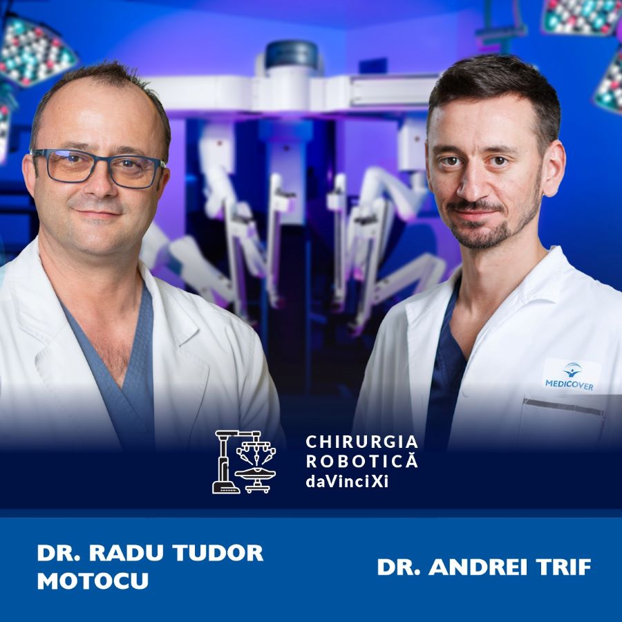 Foto Dr. Radu Tudor Motocu și Dr. Andrei Trif