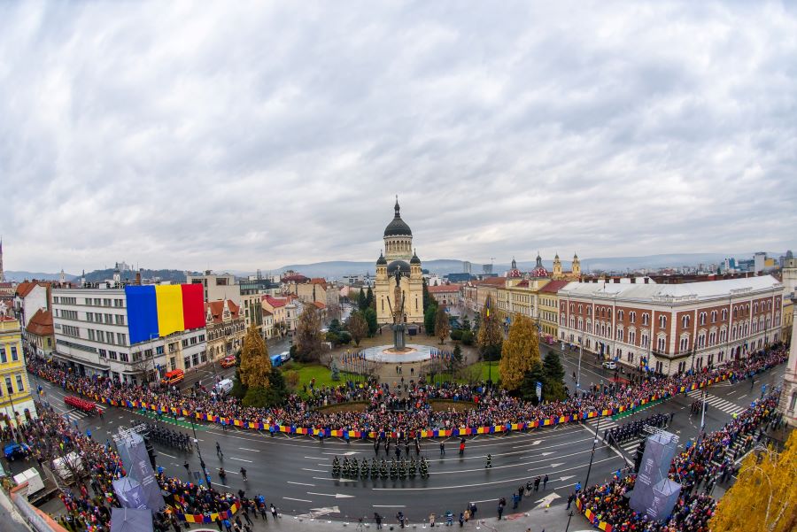 Ziua Națională a României la Cluj-Napoca. Foto Nicu Cherciu
