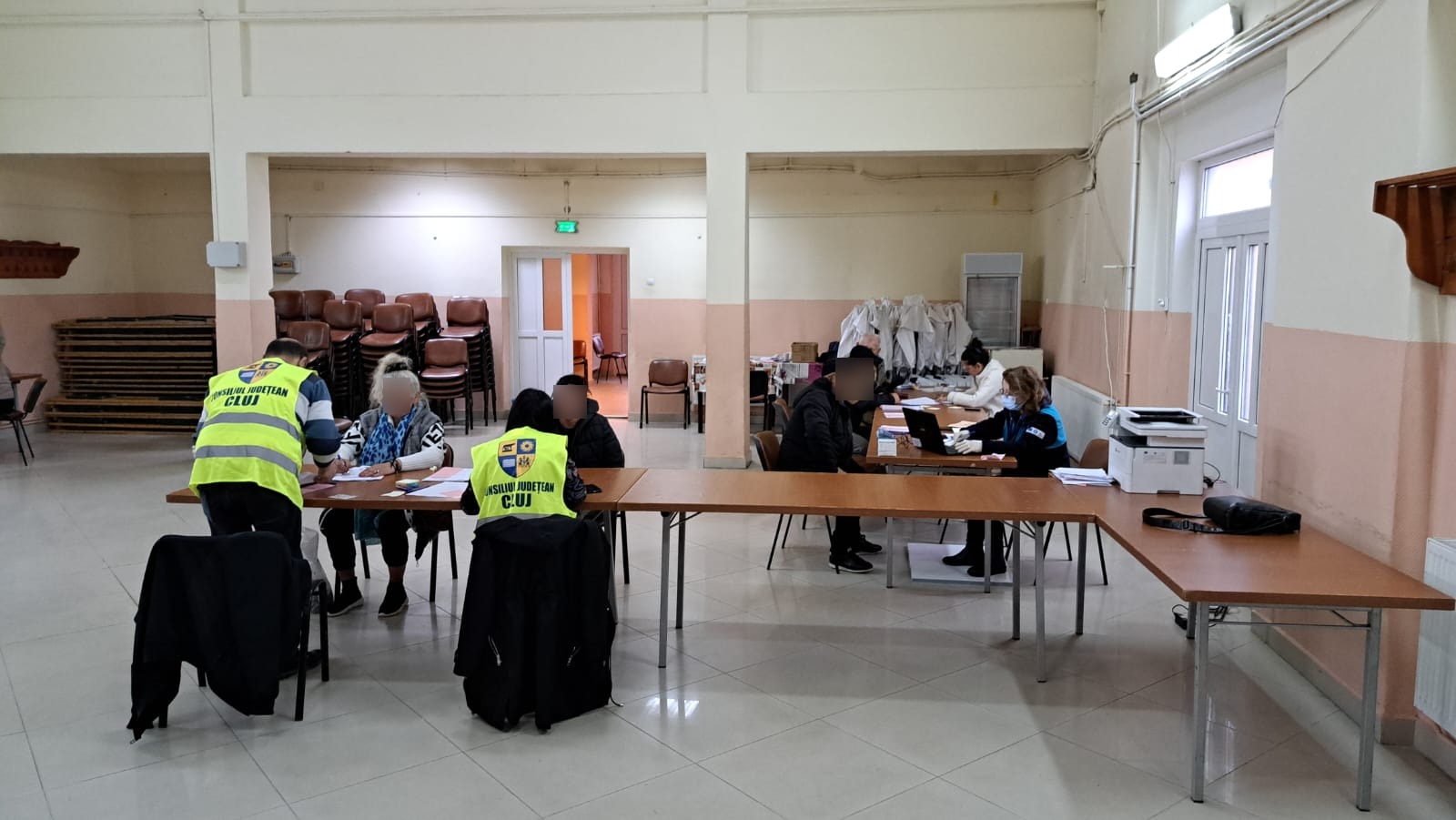 Clujenii din comunități defavorizate au primit ajutor / Foto: Consiliul Județean Cluj