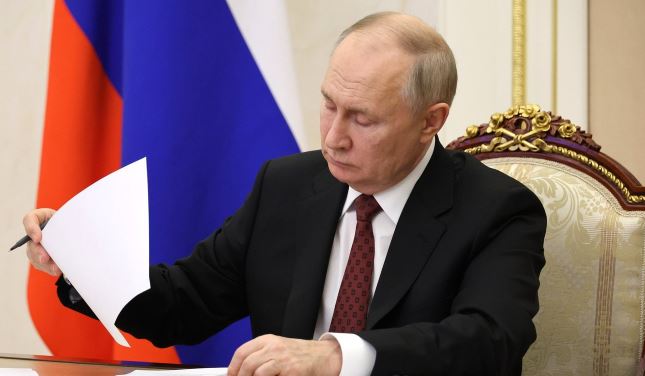 Vladimir Putin va candida pentru un nou mandat la alegerile prezidențiale din Rusia, din martie 2024/Foto: Kremlin.ru