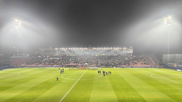Meciul dintre CFR și „U” Cluj din 21 decembrie 2023/ Foto: monitorulcj.ro