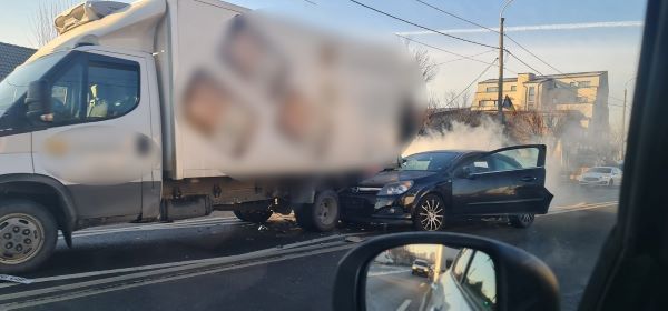 Accidentul de pe Corneliu Coposu/ Foto: Info Trafic jud. Cluj - Facebook