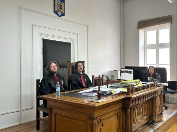 Judecătorul Cristi Danileț la ultima ședință, 17 ianuarie/ Foto: Cristi Danileţ - Facebook