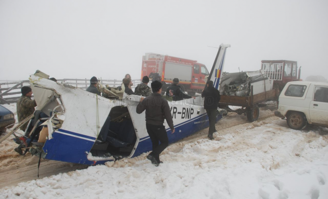 Avionul prăbușit în 20 ianuarie 2014/ Foto: arhivă