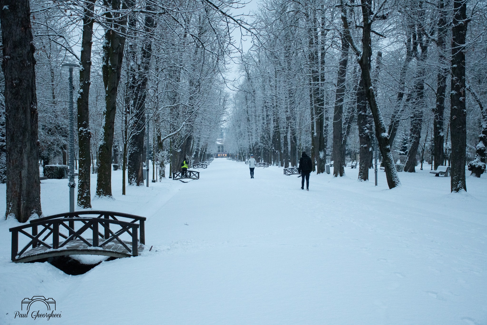 Clujul, acoperit de zăpadă. FOTO: Paul Gheorgheci