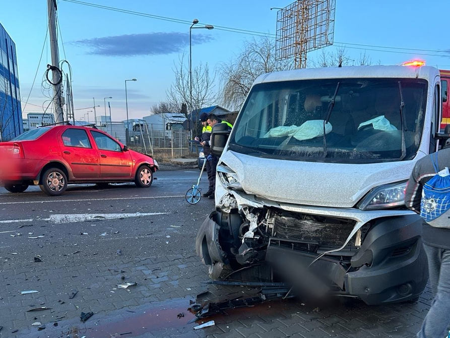 Accident rutier între Turda și Câmpia Turzii/Foto: ISU Cluj