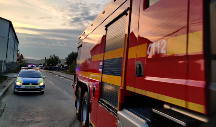 Intervenție pompieri/Foto: ISU Cluj