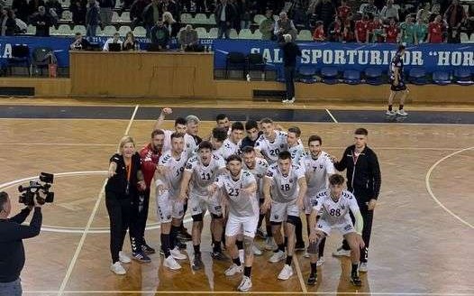Victorie pentru Universitatea Cluj la handbal/ Foto: Handbal Masculin U Cluj - Facebook