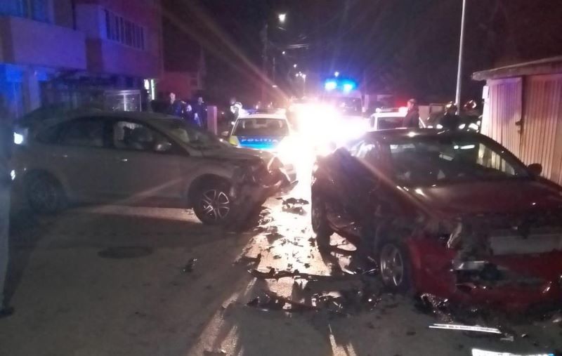 Accident grav în Florești/ Foto: ISU Cluj