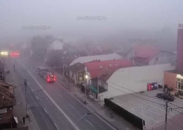 Cod galben de ceață și polei în mai multe zone din județul Cluj/ Foto: monitorulcj.ro