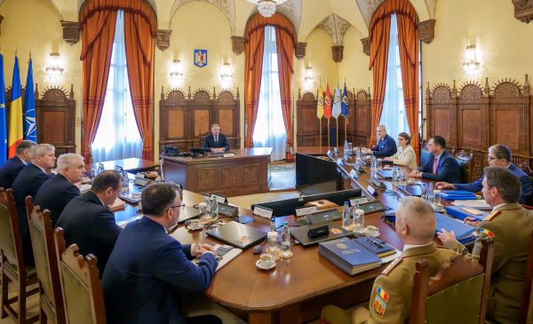 Ședința Consiliului Suprem de Apărare a Ţării, 21.02.2024/ Foto: Administrația Prezidențială a României - Facebook