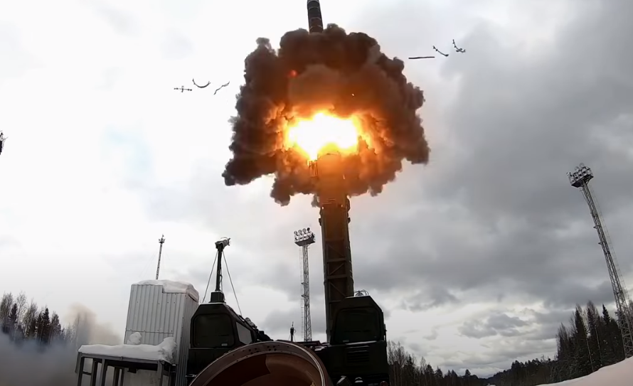 Testarea unei rachete balistice nucleare intercontinentale Yars/Foto: Armies Power youtube.com