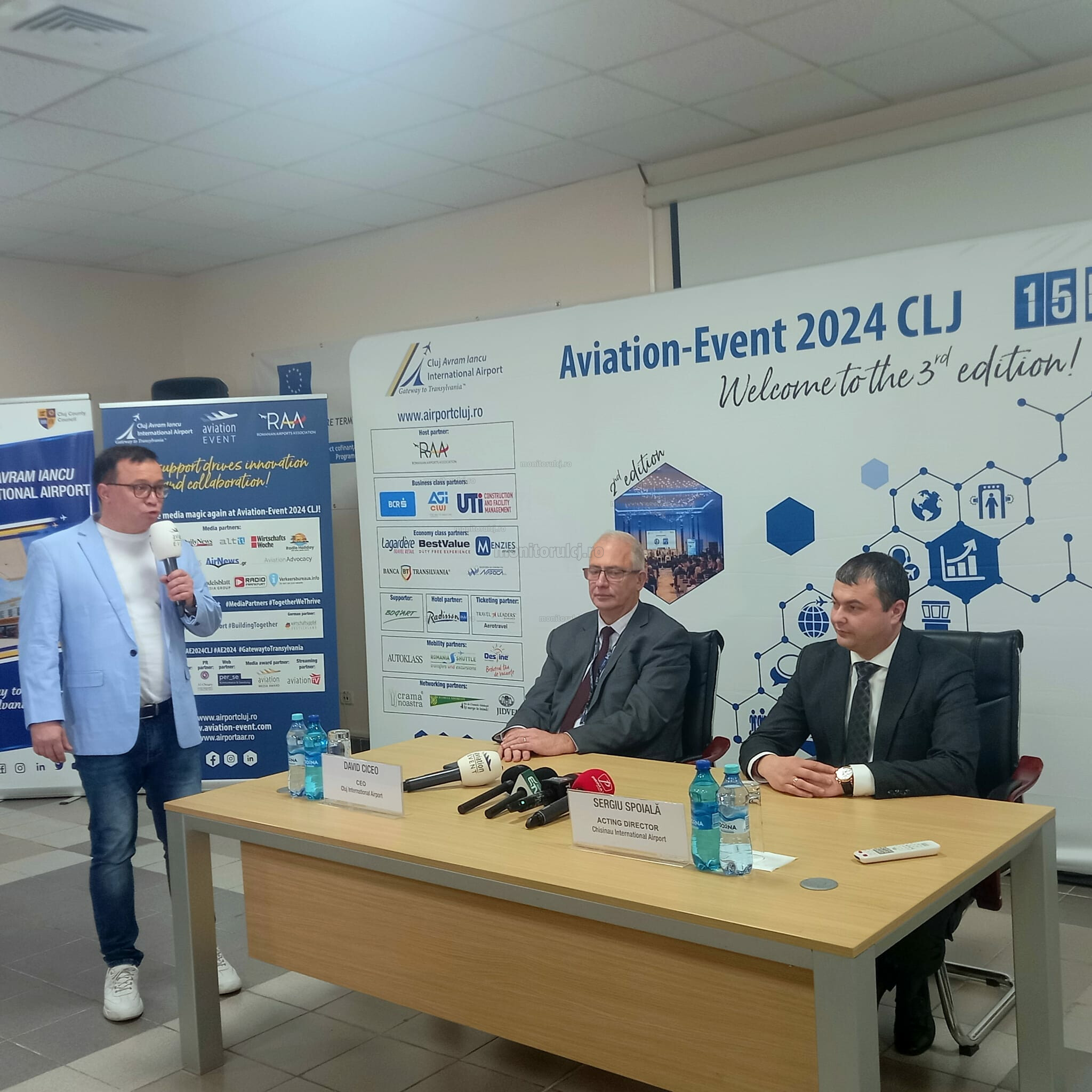 Zeci de specialiști în aviație dezbat subiectele momentului la Aviation Event 2024 CLJ. FOTO: monitorulcj.ro