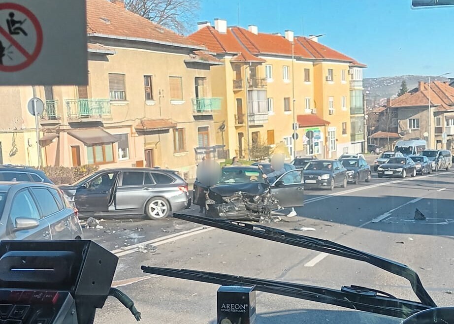 Accident pe Calea Turzii/ Foto: Info Trafic Cluj-Napoca - Facebook