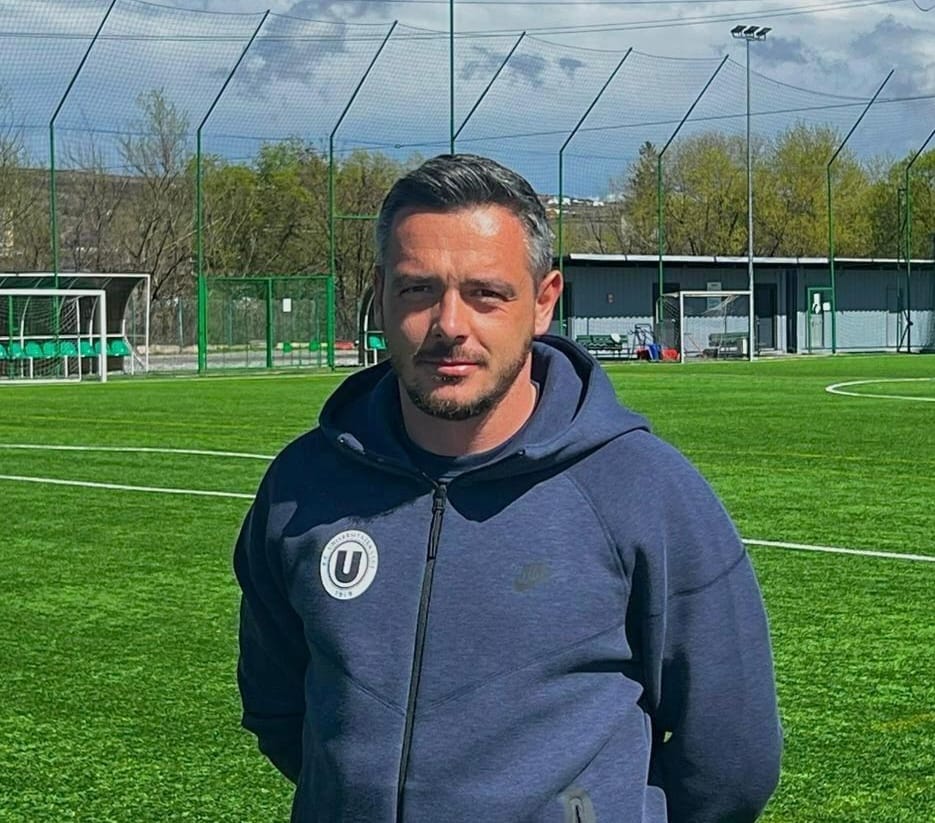 Liviu Ivasuc este noul antrenor al echipei„U” Olimpia Cluj. Sursă foto: Facebook/ U Olimpia Cluj