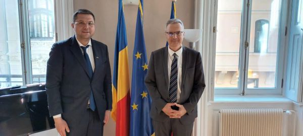 Deputatul PNL de Cluj Radu Moisin a avut o întrevedere cu Nicolas Warnery, Ambasadorul Franței în România/ Foto: Radu Moisin - Facebook
