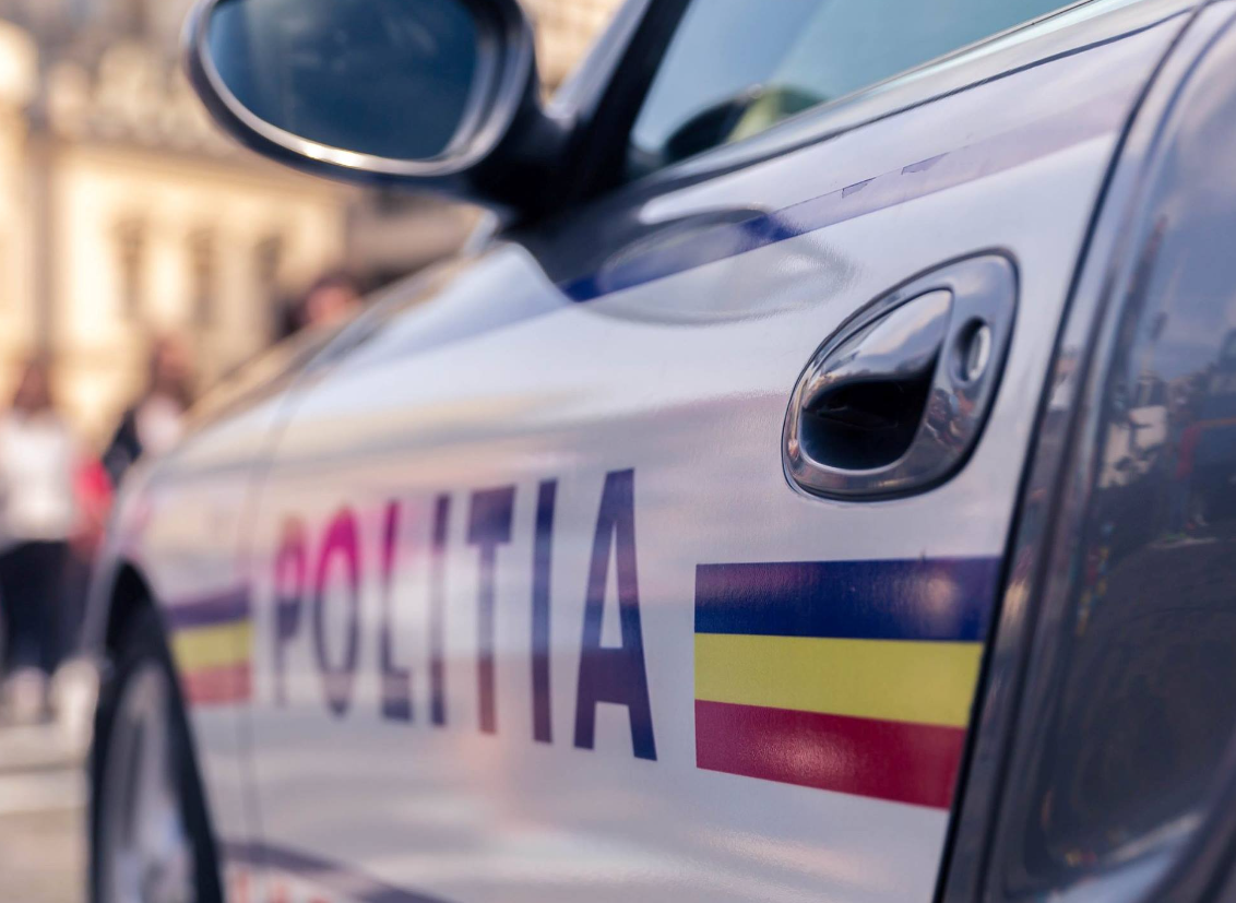 Stradă închisă în Cluj-Napoca din cauza unor transporturi agabaritice/Foto: Poliția Română Facebook.com