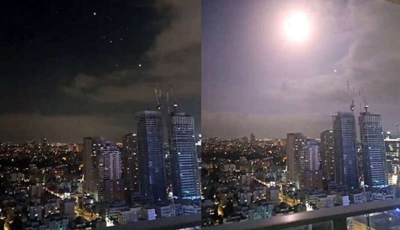 Iranul a lansat sâmbătă noaptea un atac major „fără precedent” asupra Israelului/ Foto: timesofisrael.com