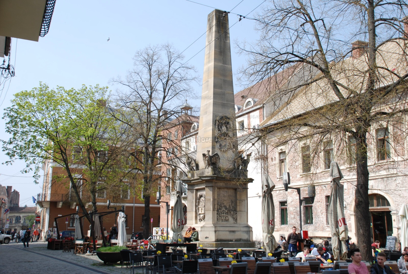 Obeliscul Carolina va fi restaurat și reabilitat. FOTO: Arhivă monitorulcj.ro