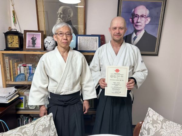 Sensei Dorin Marchiș, clujeanul desemnat primul român cu titlul de SHIHAN Aikido Aikikai în Japonia/Foto: Fundaţia Română de Aikido Aikikai