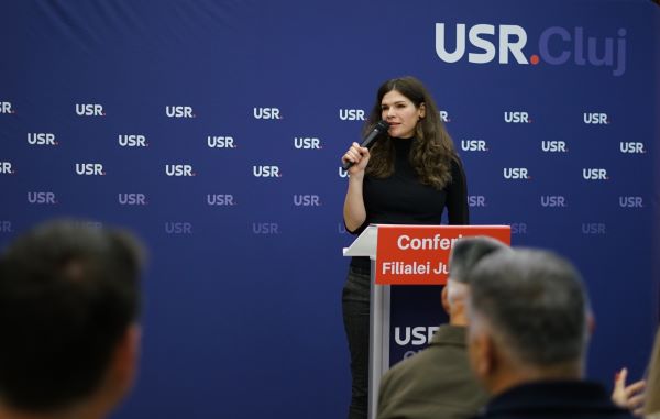 Alexandra Oană (USR), candidată a Alianței Dreapta Unită pentru Consiliul Local din Cluj-Napoca/Foto: Alexandra Oană - Facebook