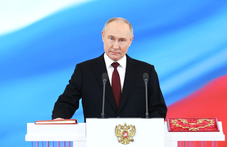 Vladimir Putin a depus jurământul pentru un al cincilea mandat de președinte al Rusiei/Foto: kremlin.ru