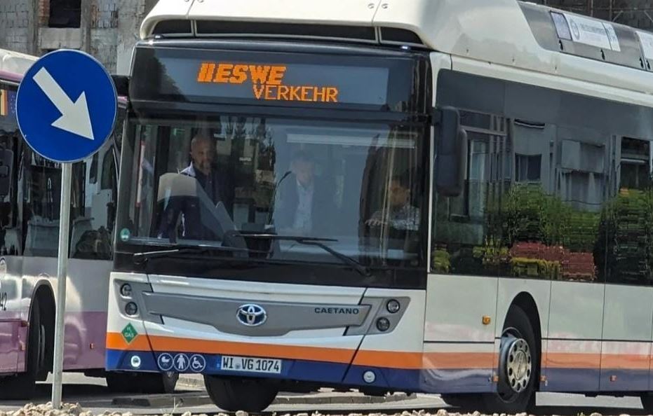 Autobuz cu hidrogen, testat pe străzile din Cluj-Napoca/Foto: Reddit